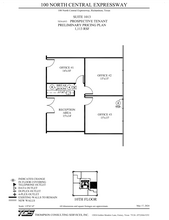 100 N Central Expy, Richardson, TX à louer Plan d’étage– Image 1 sur 1