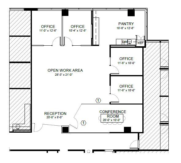 12851 Worldgate Dr, Herndon, VA à louer Plan d’étage– Image 1 sur 7