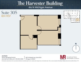 180 N Michigan Ave, Chicago, IL à louer Plan d’étage– Image 1 sur 5