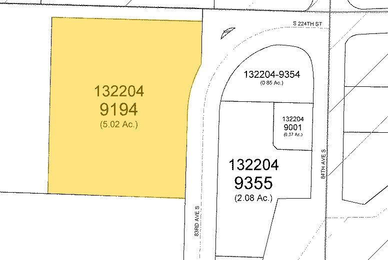 22415-22437 76th Ave S, Kent, WA à louer - Plan cadastral – Image 3 sur 7