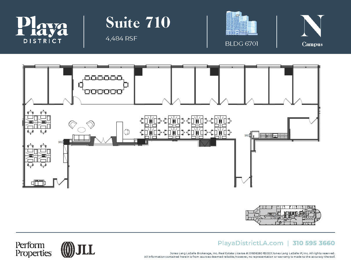 6100 Center Dr, Los Angeles, CA à louer Plan d’étage– Image 1 sur 1