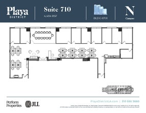 6100 Center Dr, Los Angeles, CA à louer Plan d’étage– Image 1 sur 1