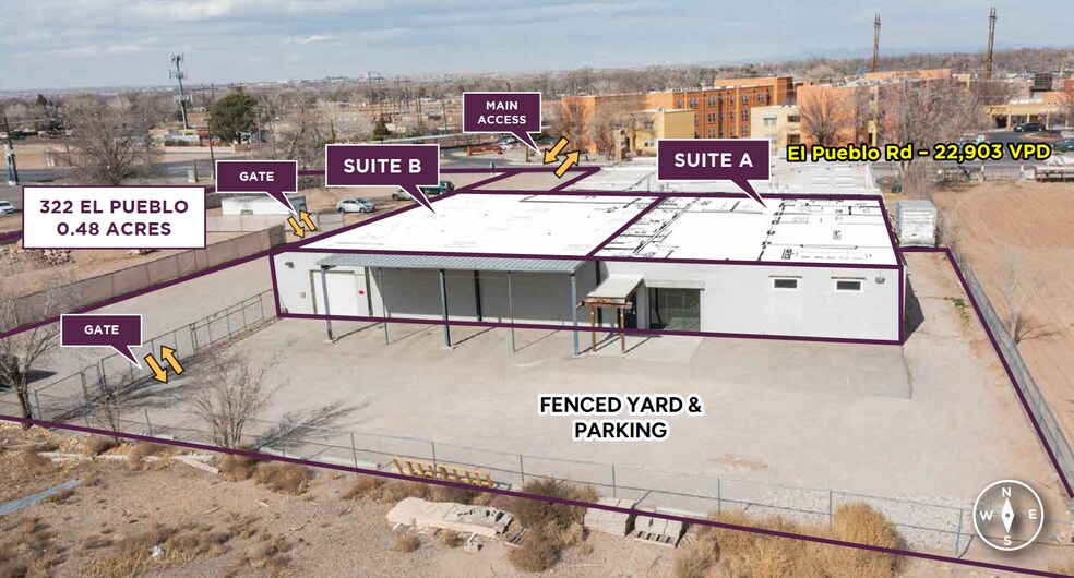314 El Pueblo Rd NW, Albuquerque, NM à louer - Photo de l’immeuble – Image 3 sur 55