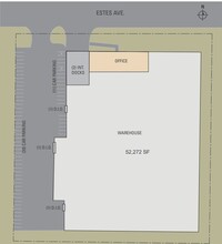 1201 Estes Ave, Elk Grove Village, IL à louer Plan d’étage– Image 1 sur 1