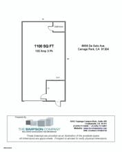 8945-9015 De Soto Ave, Canoga Park, CA à louer Plan d’étage– Image 1 sur 1