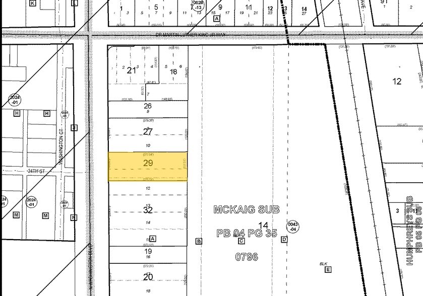 2400 N Washington Blvd, Sarasota, FL à louer - Plan cadastral – Image 2 sur 2