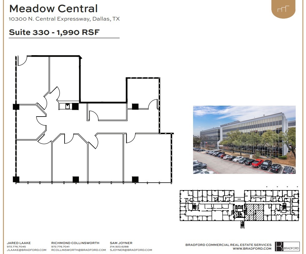10300 N Central Expy, Dallas, TX à louer Plan d’étage– Image 1 sur 2