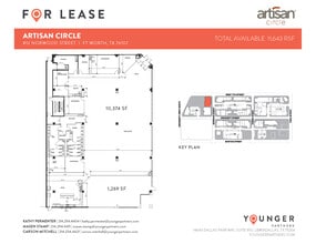 2973 W 7th St, Fort Worth, TX à louer Plan d’étage– Image 1 sur 2