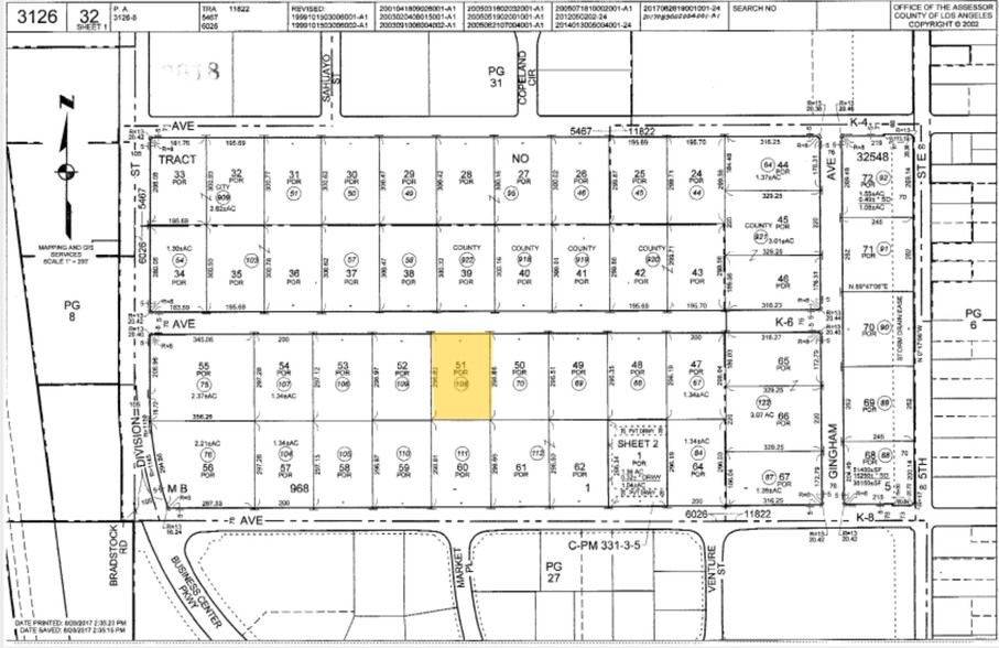250 E Ave K6, Lancaster, CA à louer - Plan cadastral – Image 2 sur 2