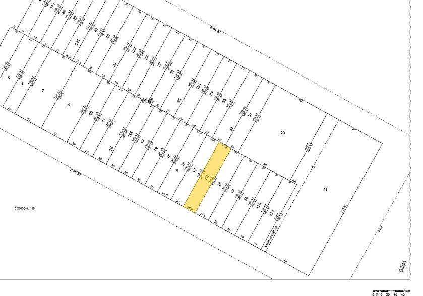 237 E 60th St, New York, NY à louer - Plan cadastral – Image 2 sur 4