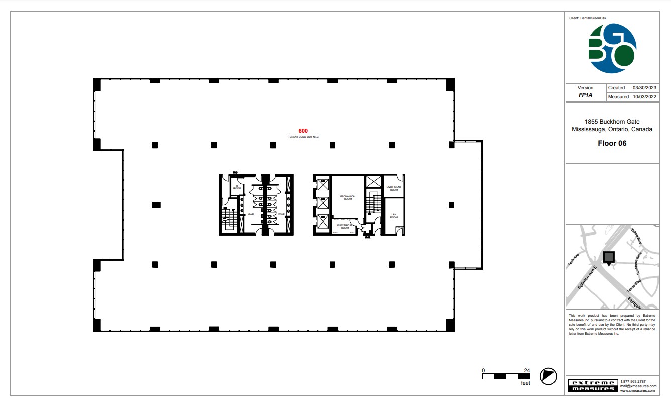 1855 Buckhorn Gate, Mississauga, ON à louer Plan d’étage– Image 1 sur 1
