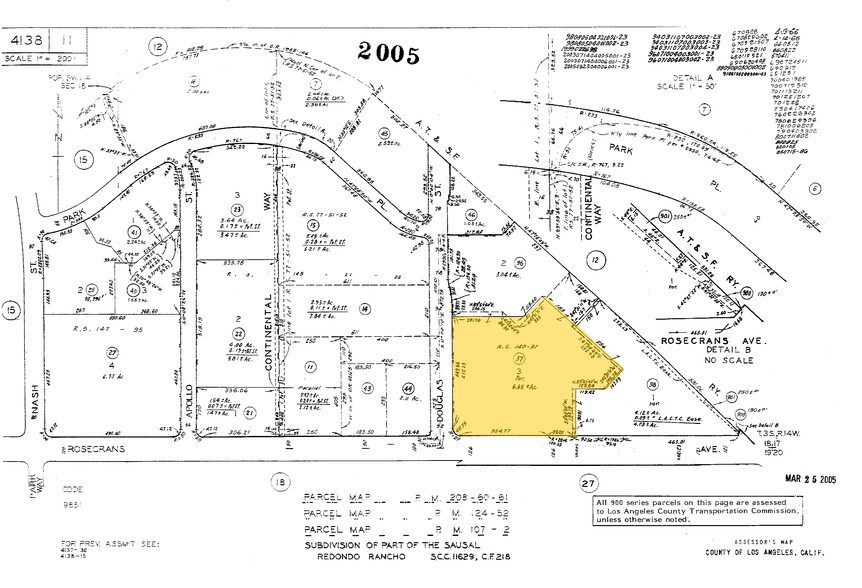 2301-2321 Rosecrans Ave, El Segundo, CA à louer - Plan cadastral – Image 2 sur 31