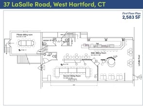 37 Lasalle Rd, West Hartford, CT à louer Plan d’étage– Image 1 sur 1