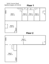 26241 Cannon Rd, Bedford Heights, OH à vendre Plan d’étage– Image 1 sur 1