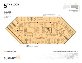 2000 Edmund Halley Dr, Reston, VA à louer Plan d’étage– Image 1 sur 1