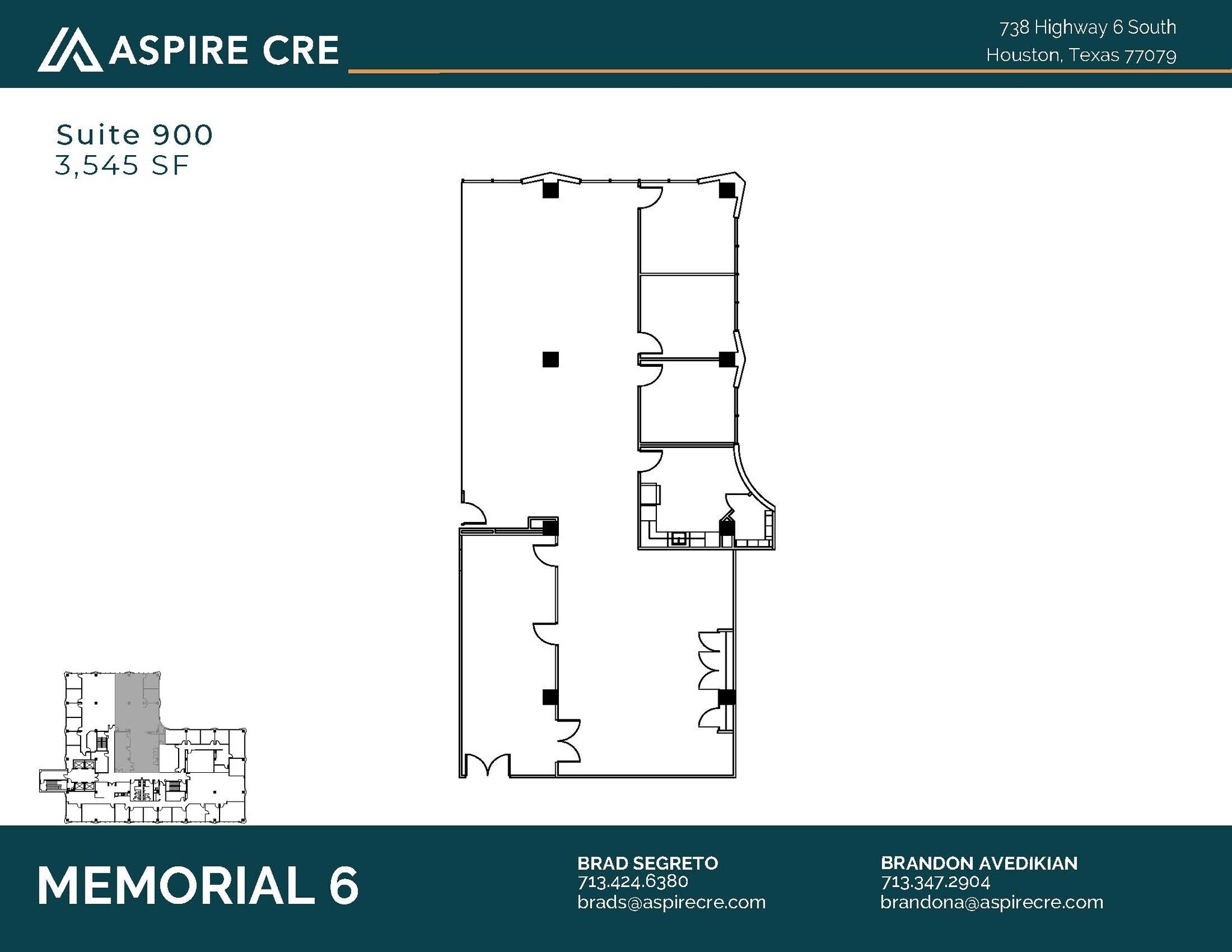 738 Highway 6 S, Houston, TX à louer Plan d’étage– Image 1 sur 1