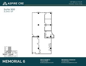 738 Highway 6 S, Houston, TX à louer Plan d’étage– Image 1 sur 1
