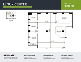3355 Lenox Rd NE, Atlanta, GA à louer Plan d’étage– Image 1 sur 1