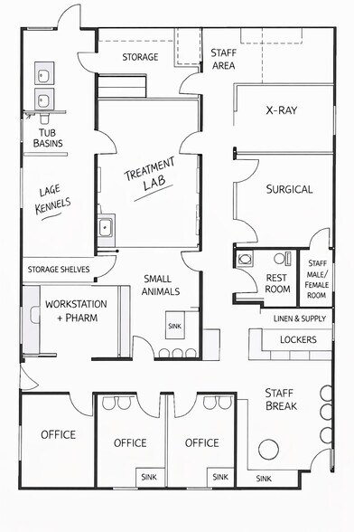 4700 Roosevelt Rd, Hillside, IL à vendre - Plan d’étage – Image 3 sur 3