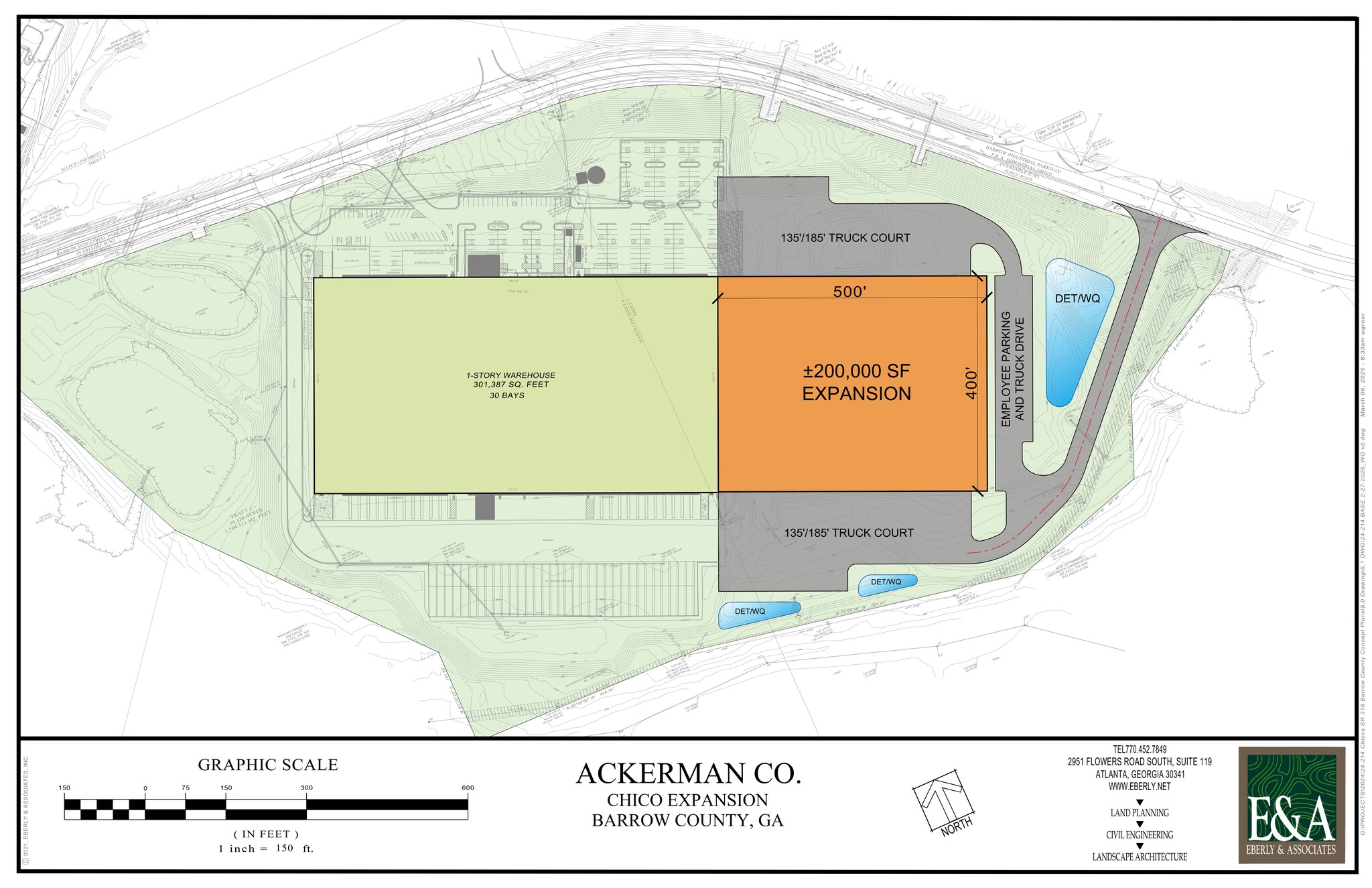 1023 Barrow Industrial Pky, Auburn, GA à louer Plan de site– Image 1 sur 1
