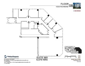 10333 Richmond Ave, Houston, TX à louer Plan d’étage– Image 2 sur 2