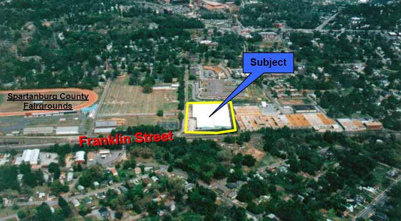 255 Franklin St, Spartanburg, SC à louer - Aérien – Image 3 sur 4