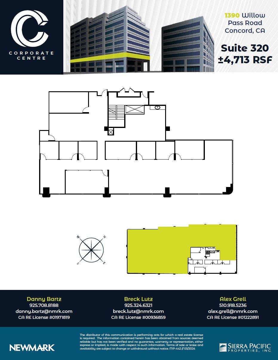 1390 Willow Pass Rd, Concord, CA à louer Plan d’étage– Image 1 sur 1