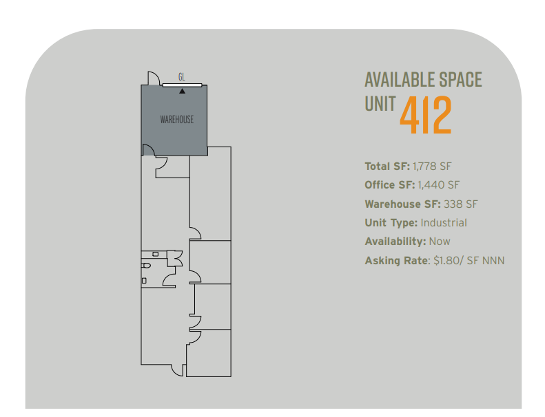 3002 Dow Ave, Tustin, CA à louer Plan d’étage– Image 1 sur 1