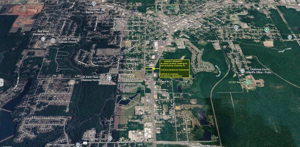 Highway 90, Crestview, FL à vendre - Aérien – Image 3 sur 4