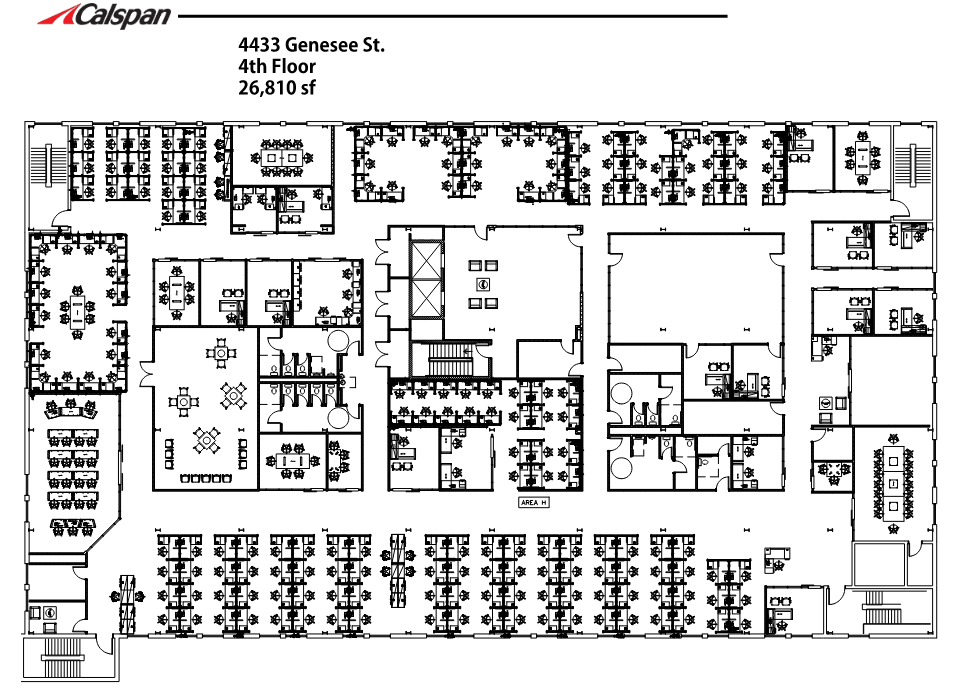 4433 Genesee St, Cheektowaga, NY à louer Plan d’étage– Image 1 sur 9