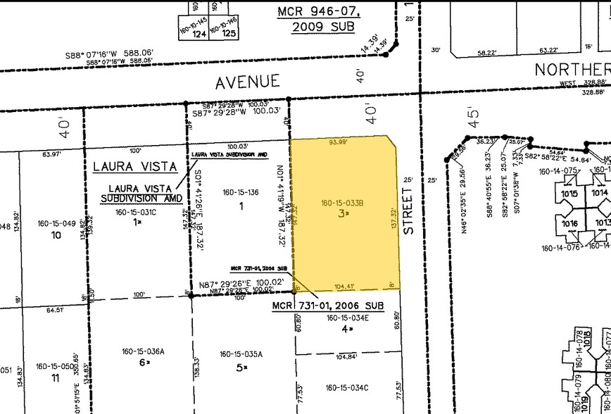 1379 E Northern Ave, Phoenix, AZ à louer - Plan cadastral – Image 3 sur 4