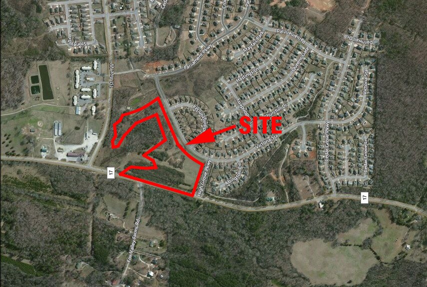 SE Corner of Hwy 17 & 1st Ave W, Alabaster, AL à vendre - Aérien – Image 2 sur 3