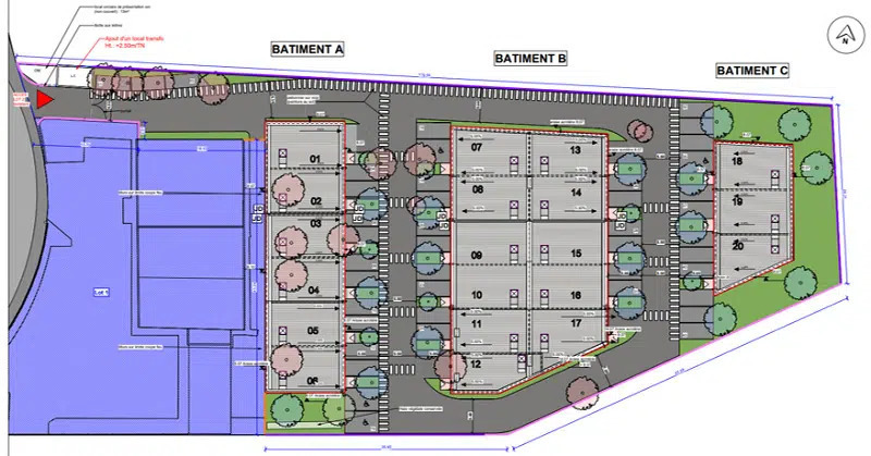 Local d'activités dans Muret à vendre - Plan de site – Image 1 sur 1