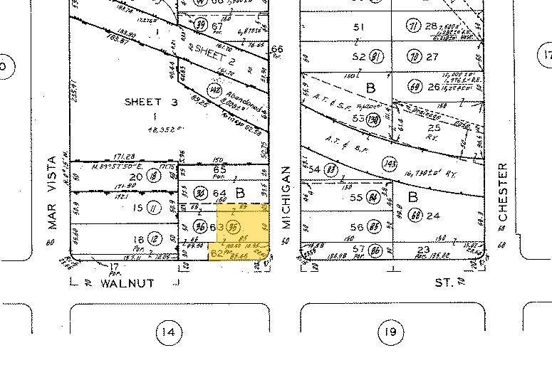 1199 E Walnut St, Pasadena, CA à louer - Plan cadastral – Image 3 sur 10