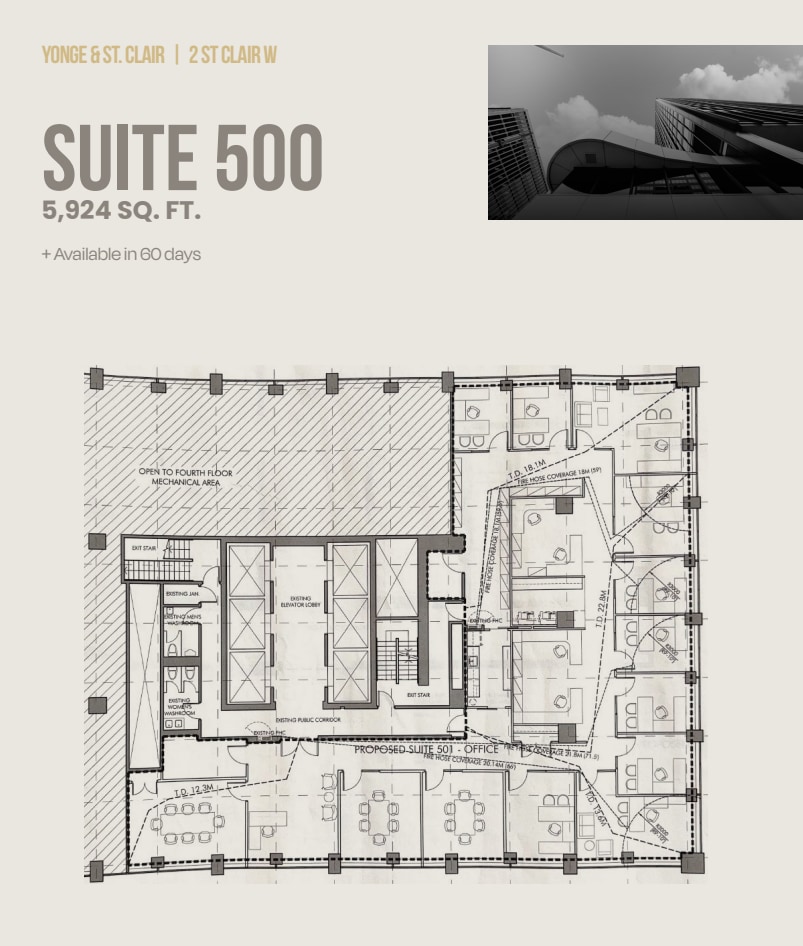 2 St Clair Av W, Toronto, ON à louer Plan d’étage– Image 1 sur 1