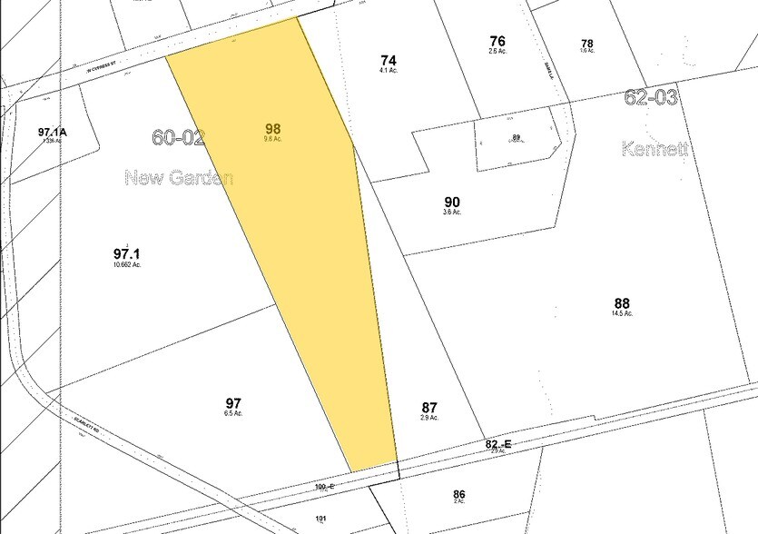 738 W Cypress St, Kennett Square, PA à louer - Plan cadastral – Image 2 sur 5