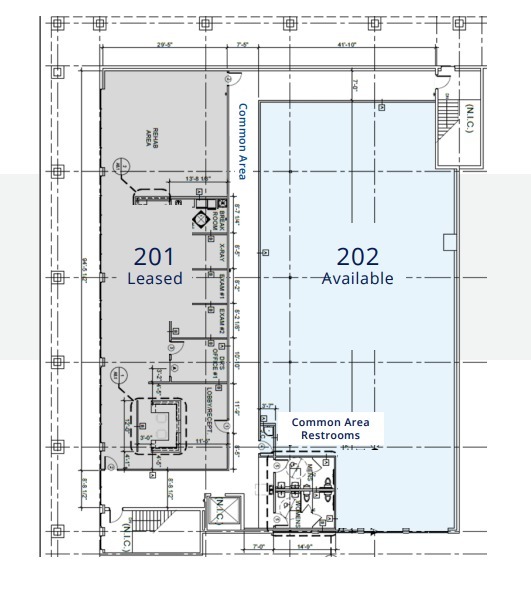 3810-3850 E Flamingo Rd, Las Vegas, NV à louer Plan d’étage– Image 1 sur 2