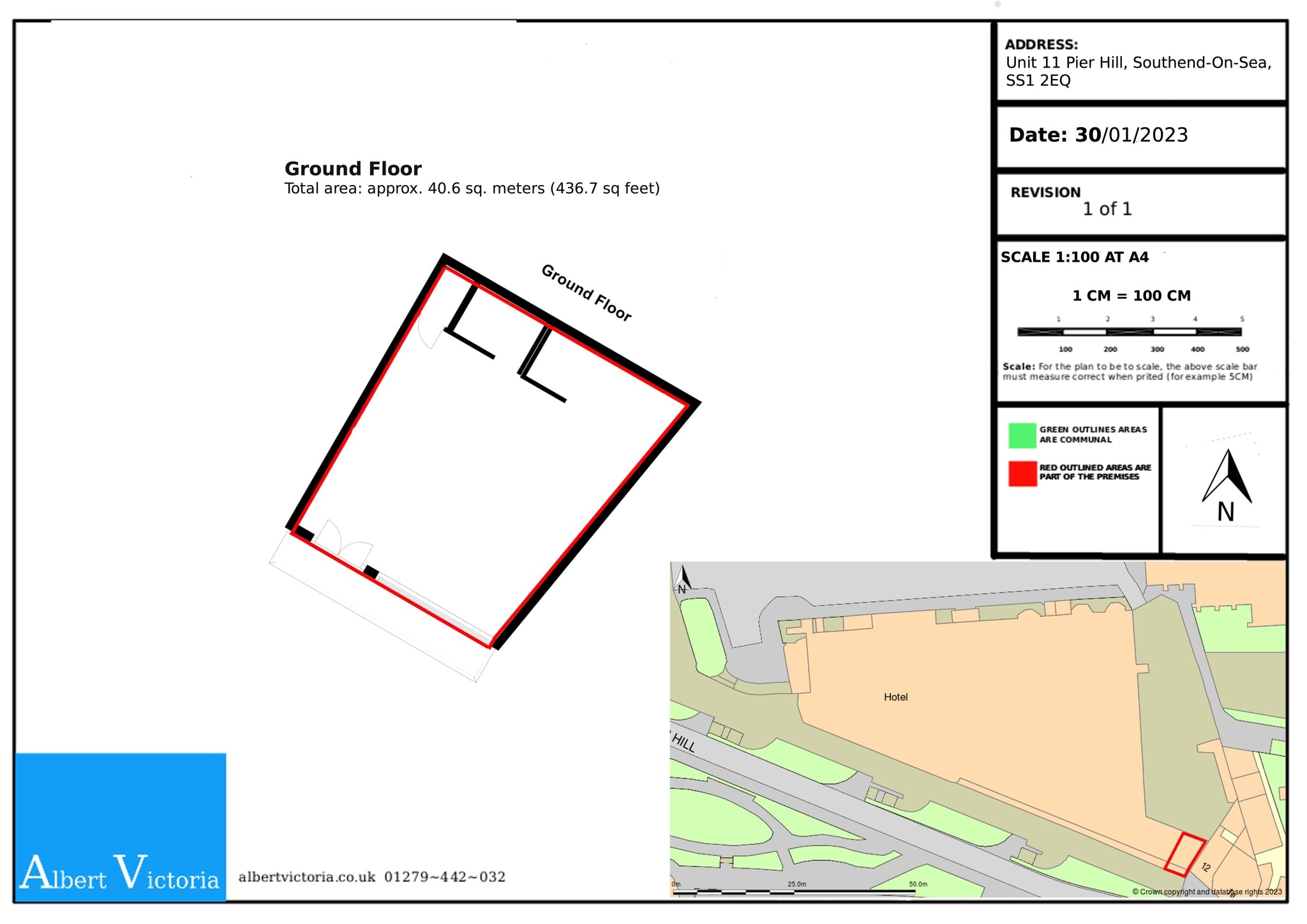 Pier Hl, Southend-On-Sea à louer Plan de site– Image 1 sur 1