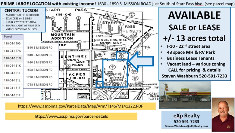 1630 S Mission Rd, Tucson, AZ à vendre Photo principale– Image 1 sur 16