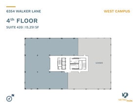 6354 Walker Ln, Alexandria, VA à louer Plan d’étage– Image 1 sur 1