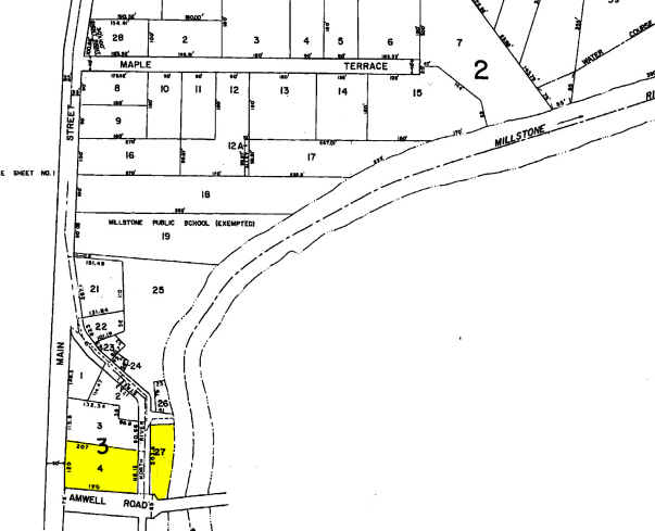 1377 Millstone River Rd, Hillsborough, NJ à vendre - Plan cadastral – Image 3 sur 3