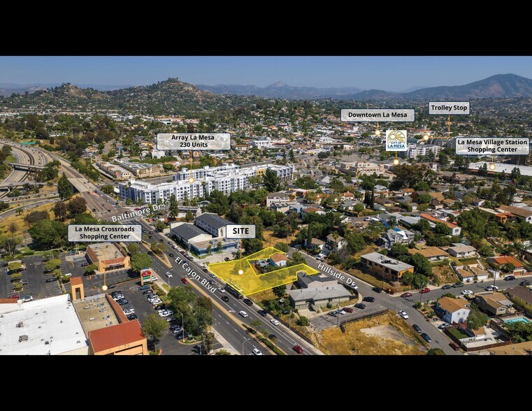 7917 El Cajon Blvd, La Mesa, CA à vendre - Aérien – Image 2 sur 6