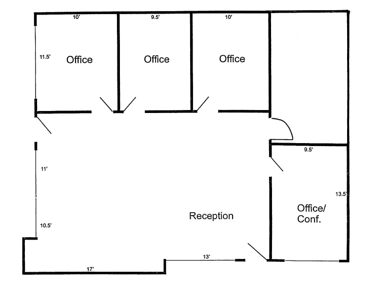 5066 N Fresno St, Fresno, CA à louer Plan d’étage– Image 1 sur 1