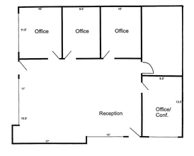 5066 N Fresno St, Fresno, CA à louer Plan d’étage– Image 1 sur 1