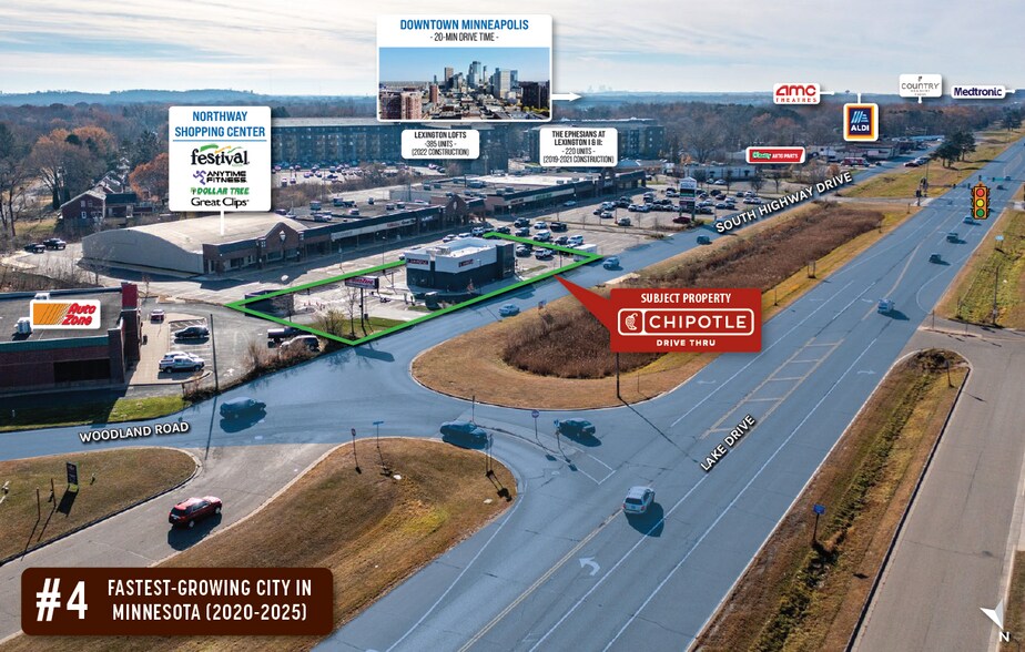 9185 Hwy dr, Circle Pines, MN à vendre - Photo de l’immeuble – Image 3 sur 5