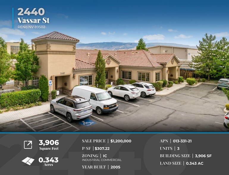 2440 Vassar St, Reno, NV à vendre - Photo de l’immeuble – Image 2 sur 7