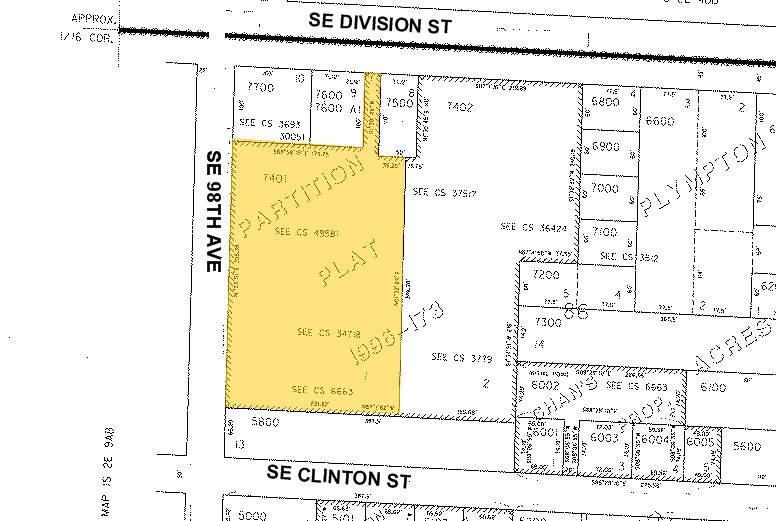 2600 SE 98th Ave, Portland, OR à vendre - Plan cadastral – Image 2 sur 15