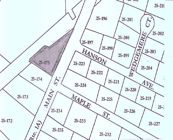 869 Main St, Walpole, MA à louer - Plan cadastral – Image 2 sur 7