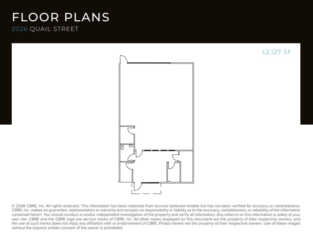 2000-2026 Quail St, Newport Beach, CA à louer Plan d’étage– Image 1 sur 1