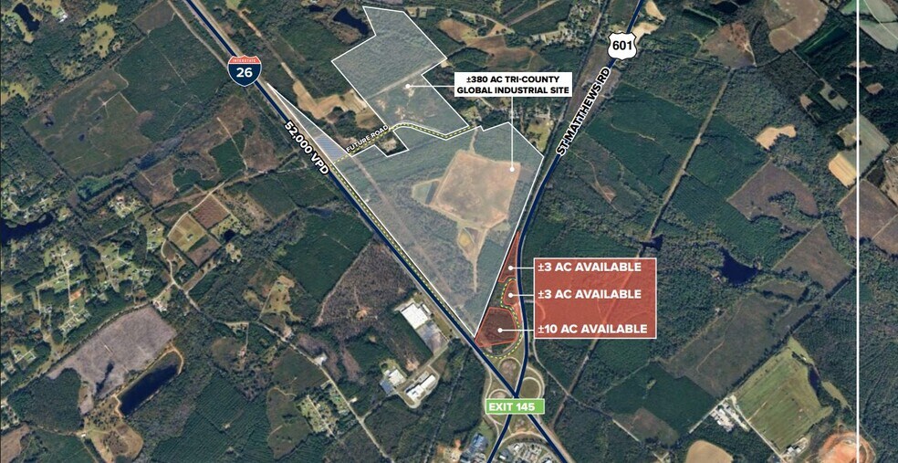 I-26 & Highway 601, Orangeburg, SC à vendre - Photo de l’immeuble – Image 1 sur 4